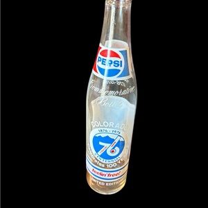 Pepsi Colorado Centennial Glass Bottle